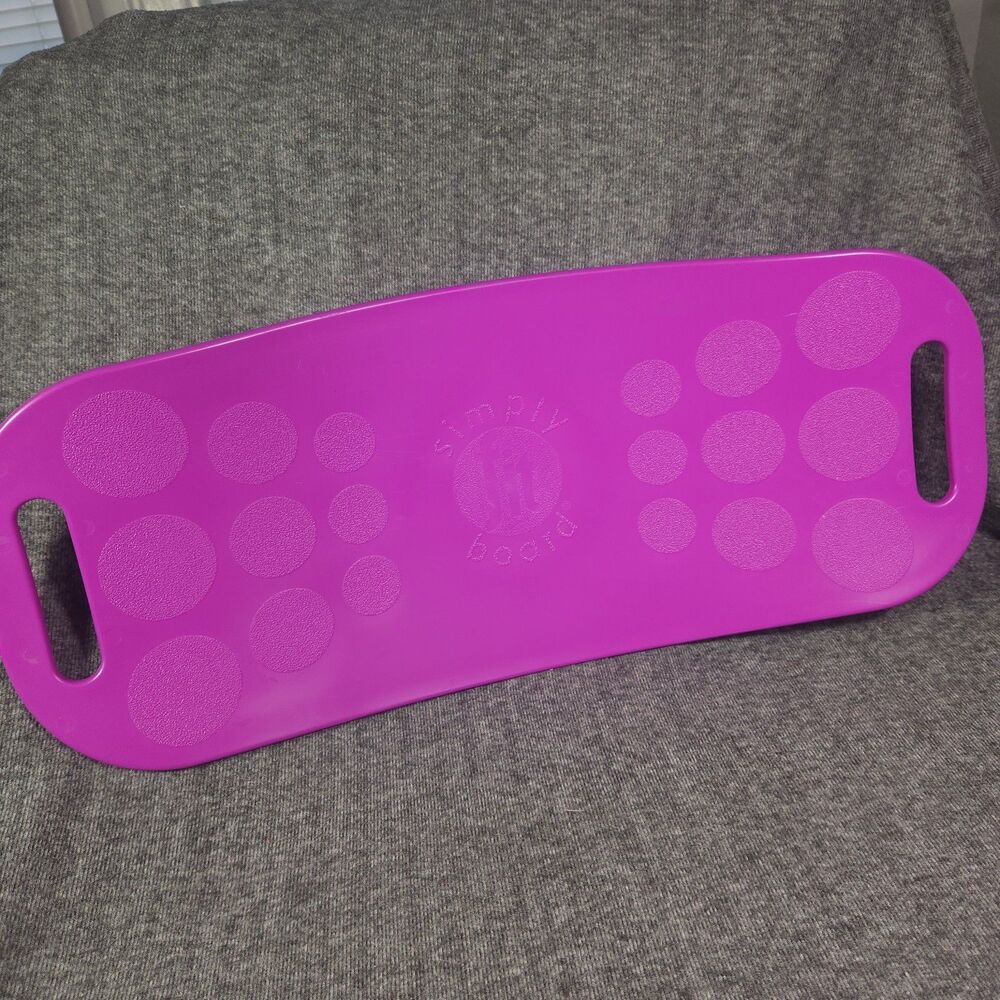 Simply Fit Board, 26", Balance Exercise, Core Training Fitness, Purple